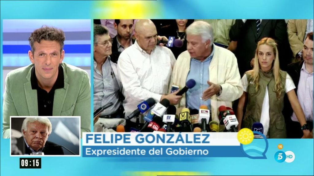 Felipe González, feliz por Leopoldo López: "No se negocia con los derechos humanos"