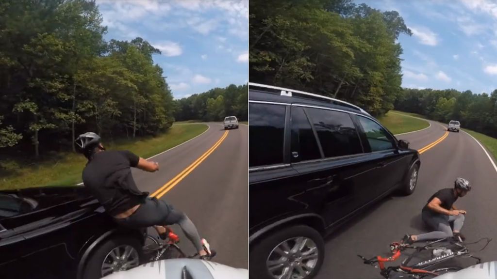Terrorífico atropello a un ciclista que iba por una ruta habilitada para bicicletas