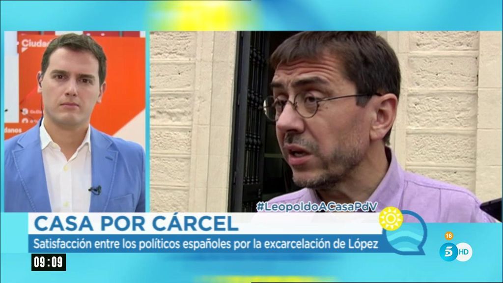 Albert Rivera responde a Unidos Podemos: "Sus comentarios son indecentes, Leopoldo López no es un golpista"