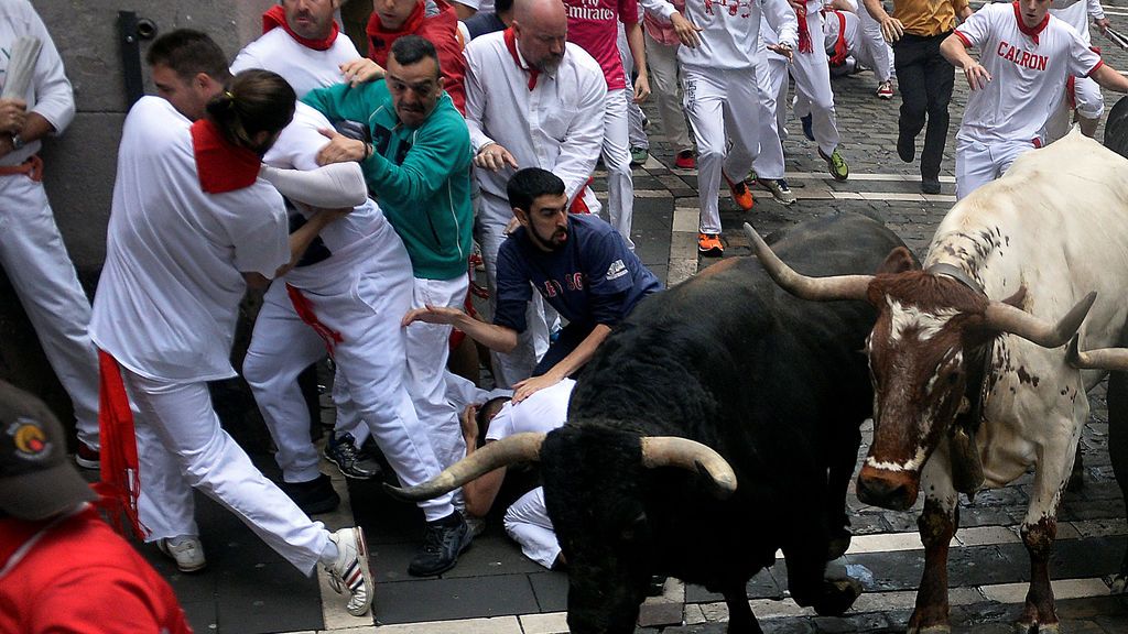 Emocionante encierro sin heridos con toros de Fuente-Ymbro
