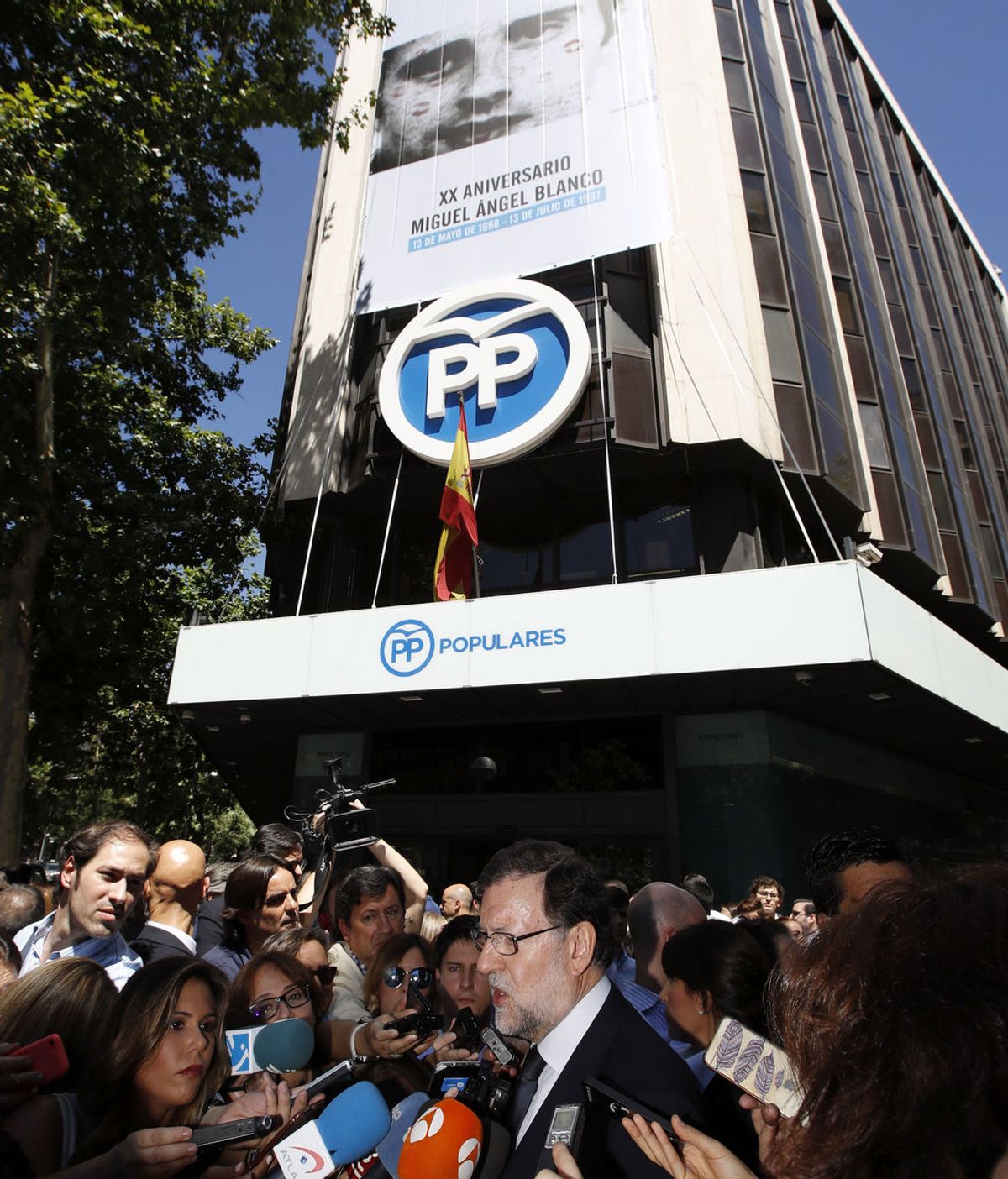 Rajoy reivindica a Miguel Ángel Blanco y el espíritu de Ermua por su papel en la derrota de ETA