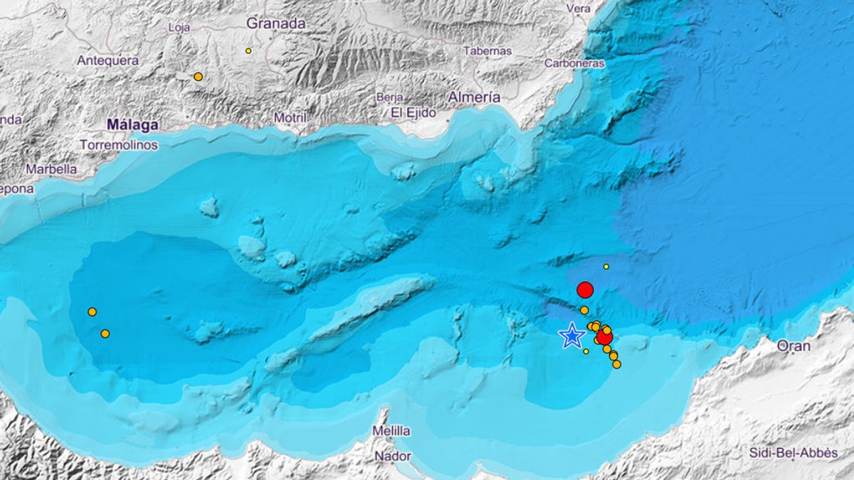 Sentido en varios municipios de Almería un terremoto de magnitud 4,8 con epicentro en aguas de Argelia