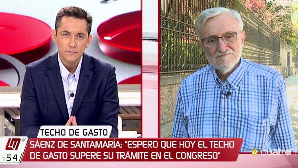 M. Sánchez Bayle: "Con el techo de gasto se nos condena a mantener la situación de deterioro de la sanidad"