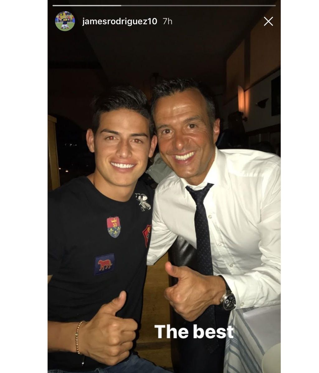 Storie de James con Jorge Mendes