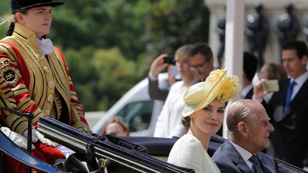 Y ha paseado en carruaje acompañada de Felipe de Edimburgo