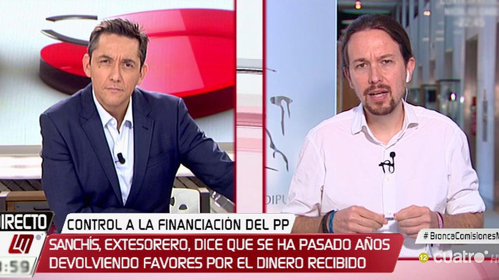 Iglesias: "Lo que hemos oído es escandaloso, hay que sacar al PP de las instituciones"
