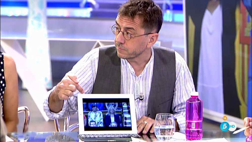 Monedero denuncia manipulación en un vídeo de Iglesias y Montero durante el minuto de silencio por Miguel A. Blanco