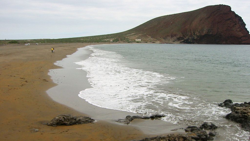Más marrón que ninguna: Playa de la Tejita en Tenerife, Canarias