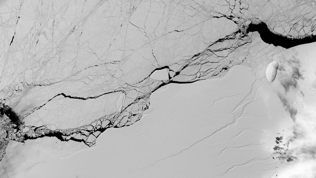 Se desprende de la Antártida uno de los mayores icebergs del mundo