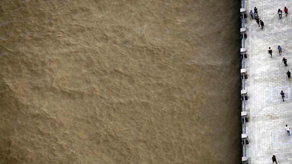 El río Chao Phraya a su paso por Bangkok