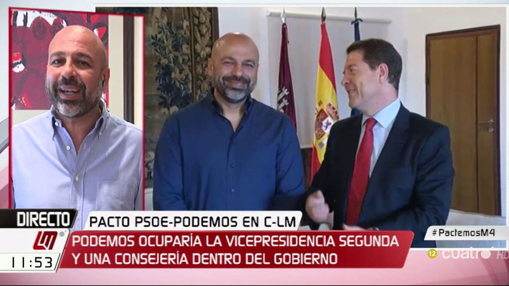 Molina, sobre el posible acuerdo de Podemos y PSOE en CLM: "Más allá de nombres, hay que establecer políticas"