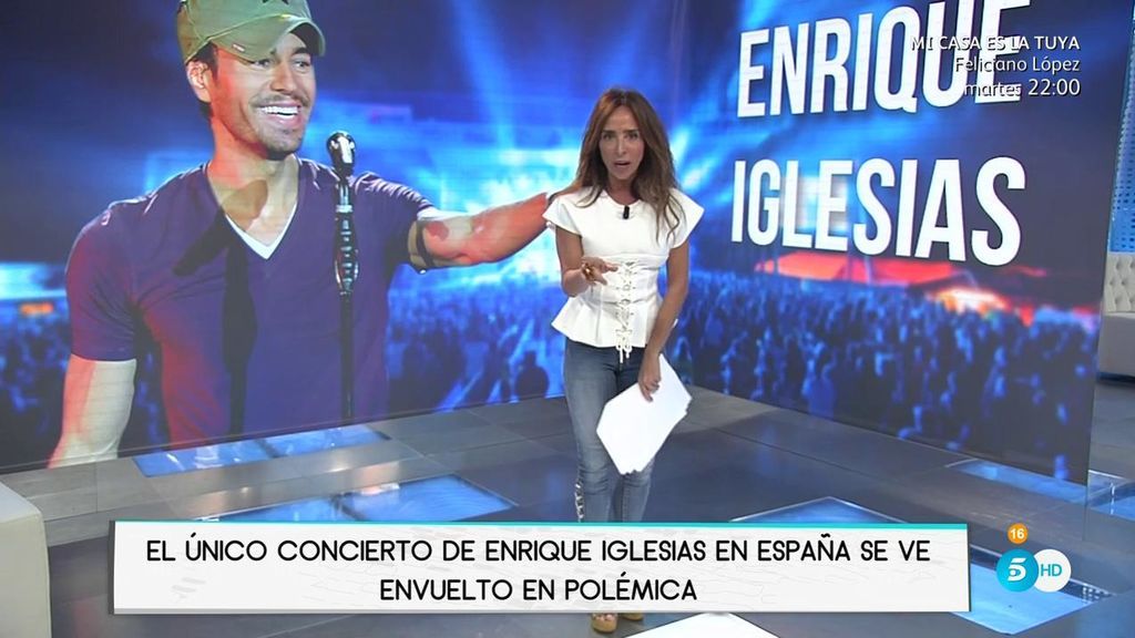 Enrique Iglesias decepciona a los fans en su concierto: "Manos arriba, esto es un atraco"