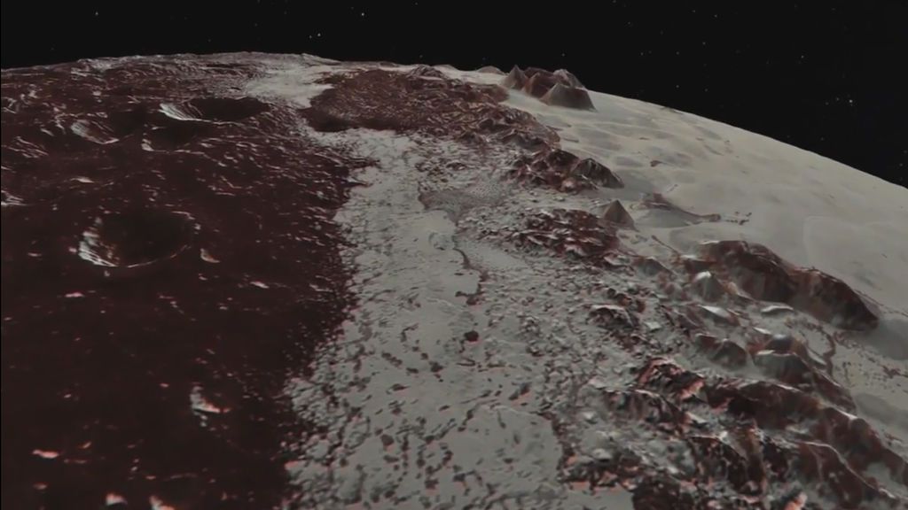 Así es la superficie de Plutón: grandes montañas y llanuras congeladas