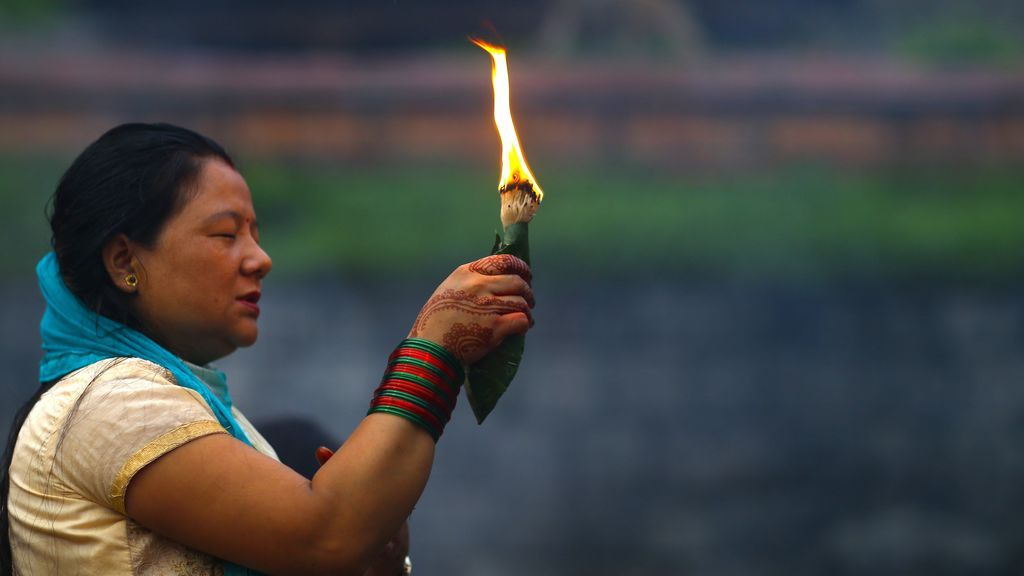Sarwan Brata festival en Kathmandu