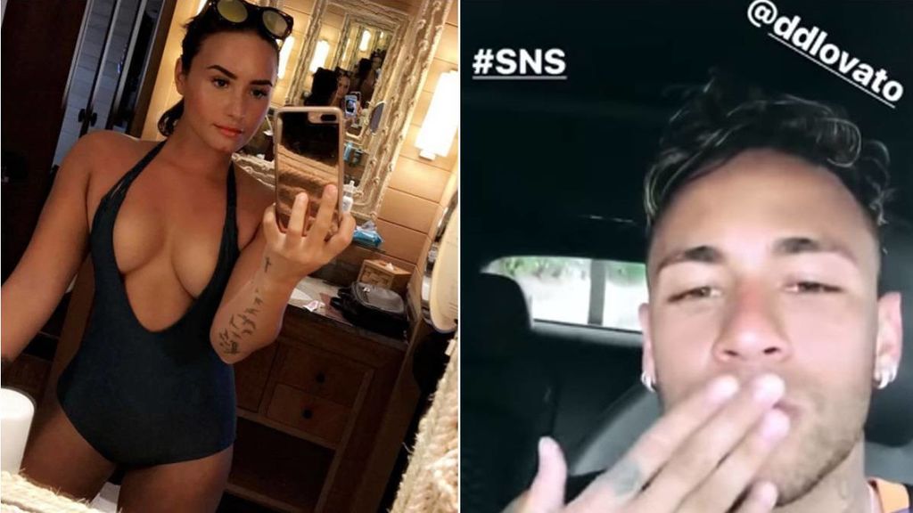 Neymar y Demi Lovato