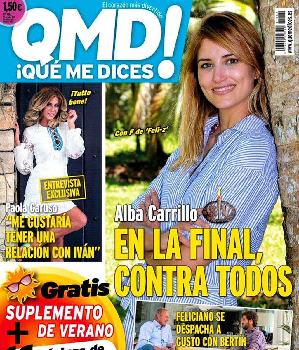 Paola Caruso se declara en portada de una revista a uno de sus