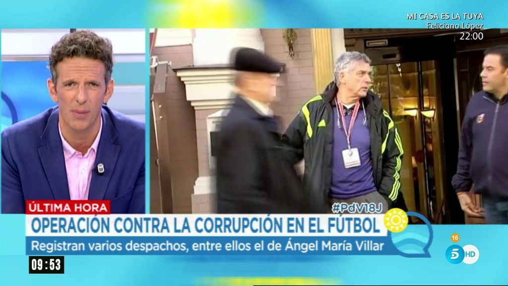Ana Terradillos: "La UCO ha detenido a Ángel María Villar en una operación contra la corrupción en el fútbol"