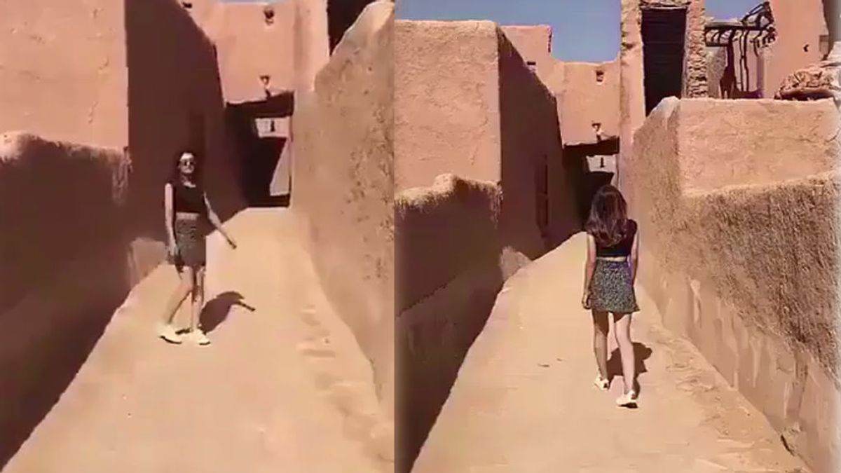 El vídeo de una joven saudí paseando en minifalda levanta polémica y podría enfrentarse a una pena de cárcel