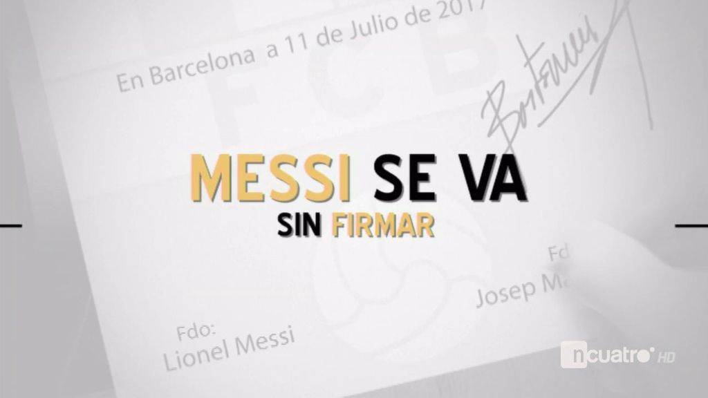 Messi se va a la gira por EEUU sin firmar su renovación