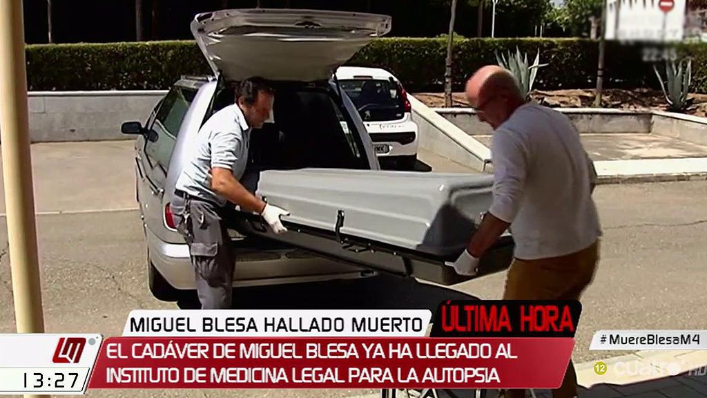 El cuerpo de Miguel Blesa ya ha llegado al Instituto de medicina legal para la autopsia