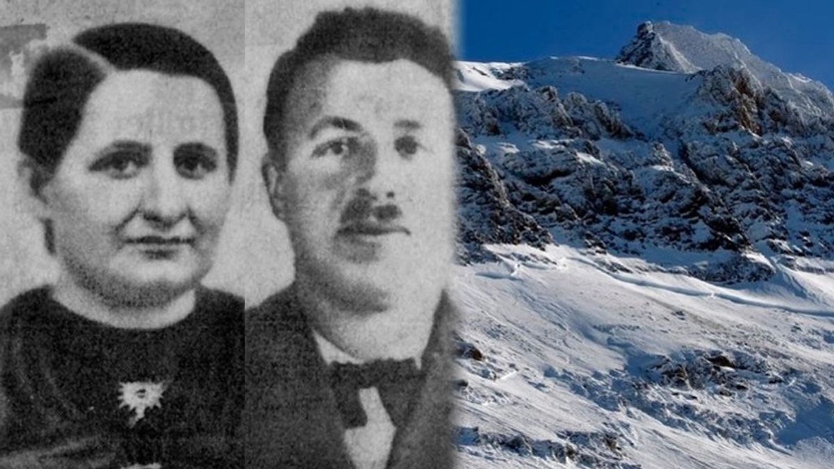 Un glaciar conserva los restos de un matrimonio en los Alpes tras 75 años