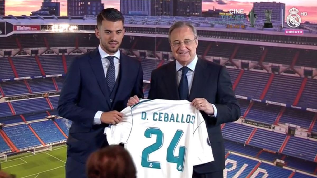 Dani Ceballos ya luce el 24 en la camiseta del Real Madrid Dani Ceballos ya luce el 24 en la camiseta del Real Madrid