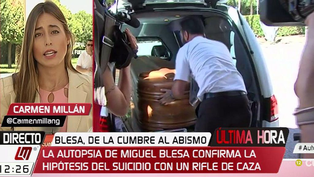 La autopsia confirma el suicidio de Miguel Blesa