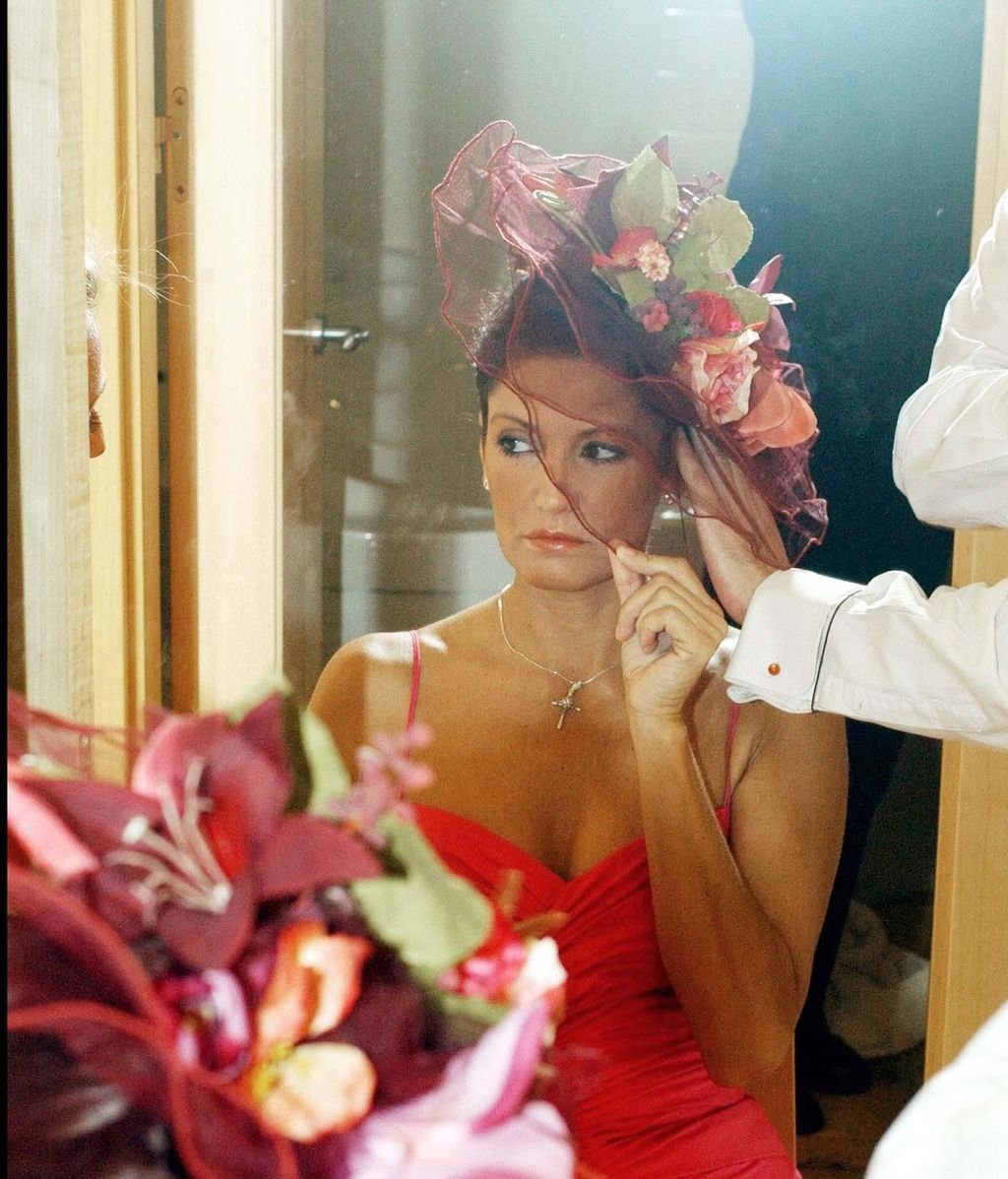 Carmina, en una sesión de fotos. Siempre `divina`