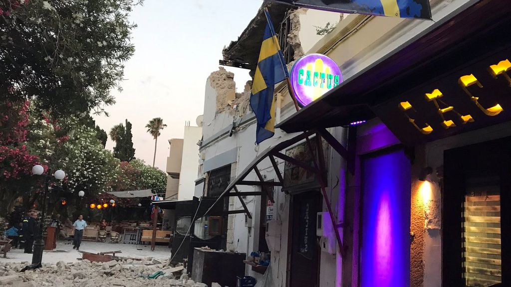 Dos turistas muertos y cientos de heridos: así está la isla griega de Kos tras un seísmo de 6'4
