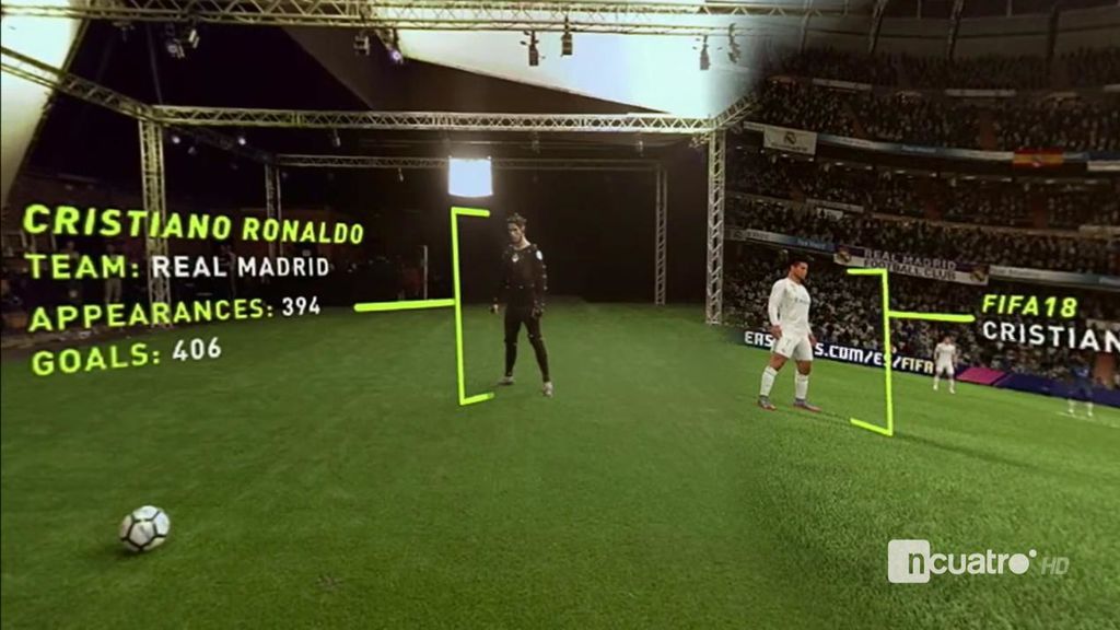 Así se creó el avatar de Cristiano Ronaldo para el ‘FIFA 18’
