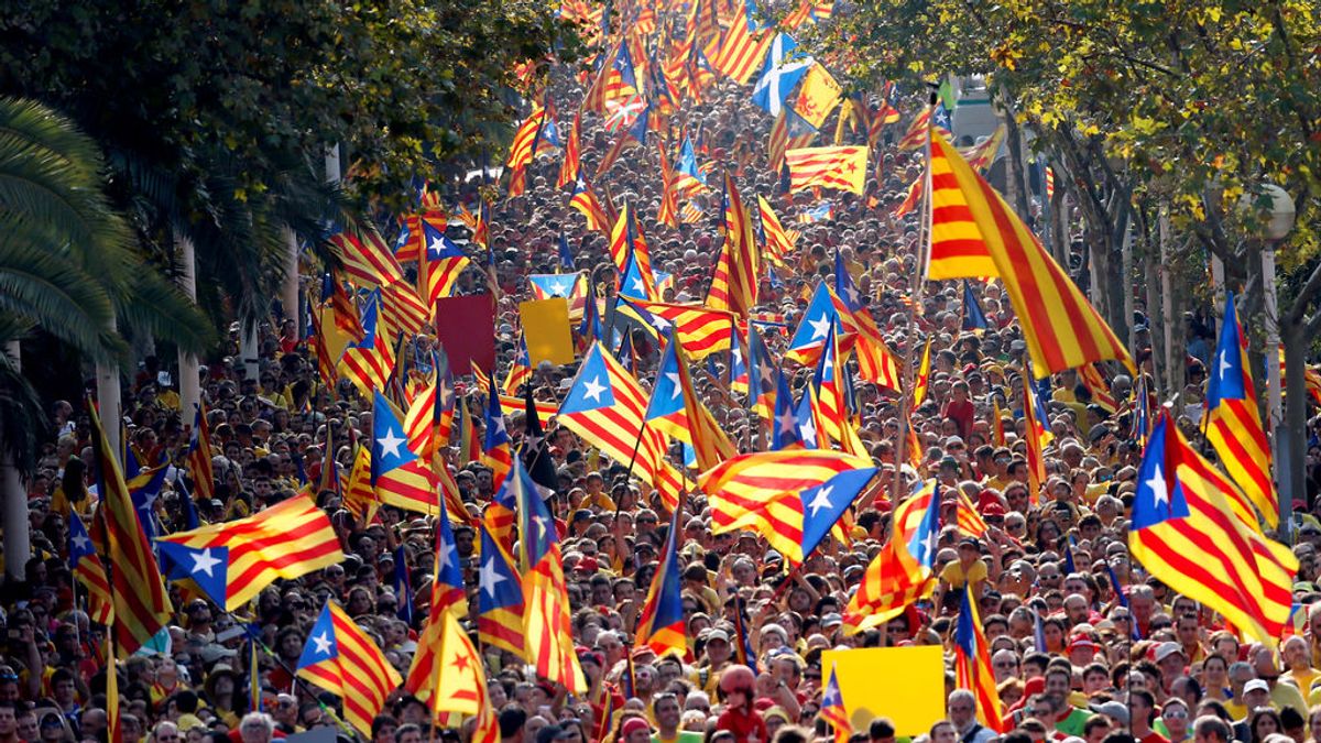 Cada vez más catalanes rechazan la independencia: 41,1 %  a favor y 49,4 % en contra