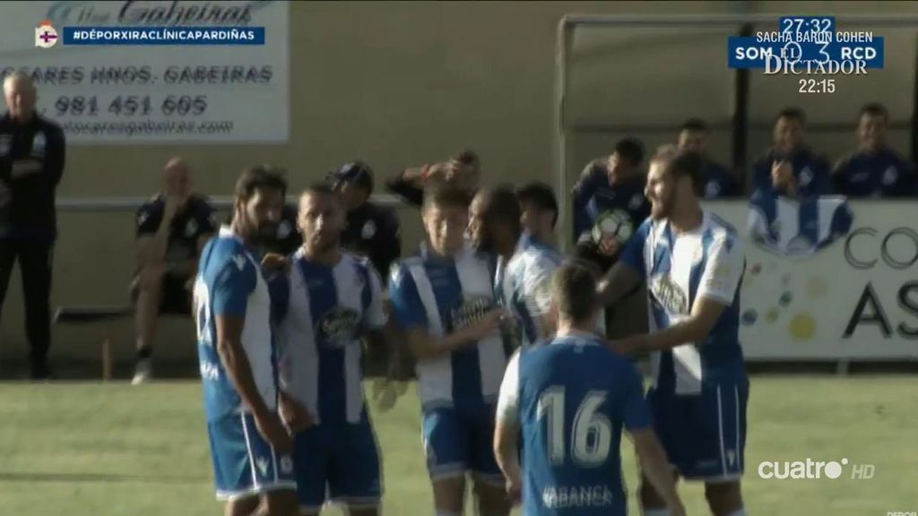 ¡Golazo desde 60 metros de Fede Valverde, jugador del Deportivo!
