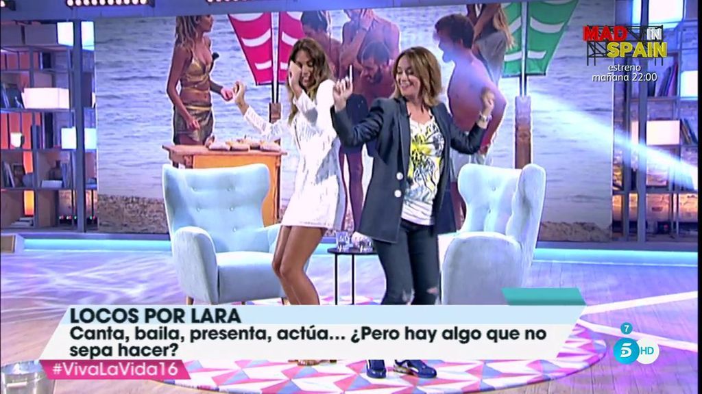Lara Álvarez se arranca para cantar y bailar 'Despacito', ¡ella todo lo hace bien!