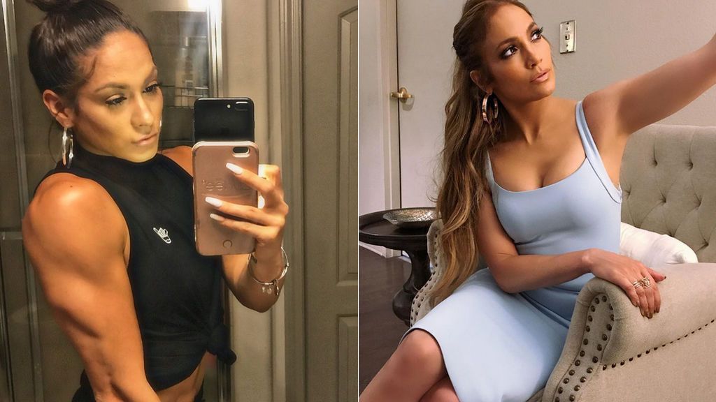 ¿¡Jennifer López se ha hecho culturista!? No, es su doble y está arrasando en Instagram por su parecido