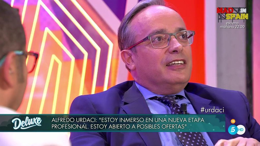 Alfredo Urdaci: "Yo ahora no digo nunca que no a pasármelo bien en televisión"