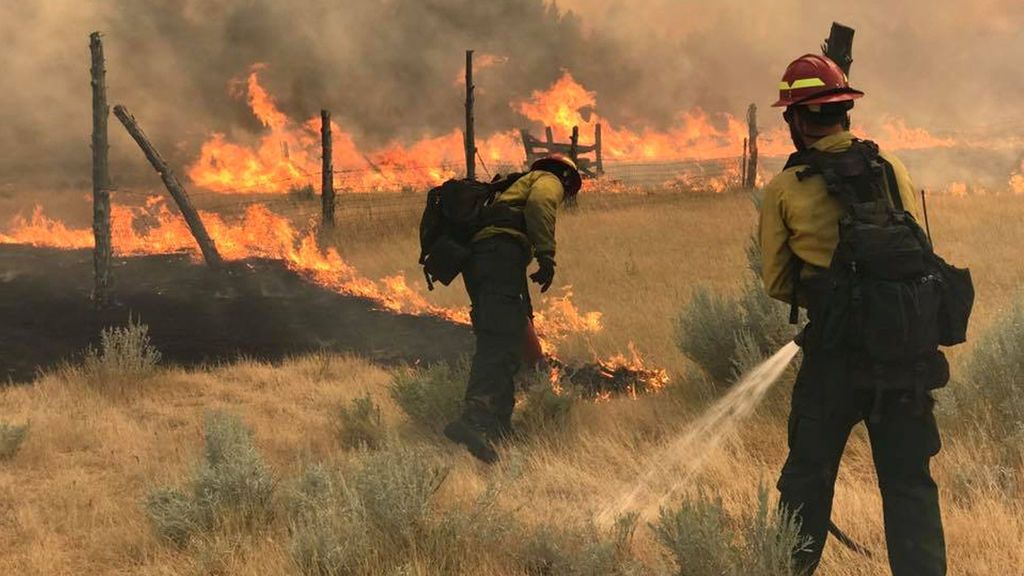 Incendio en Montana