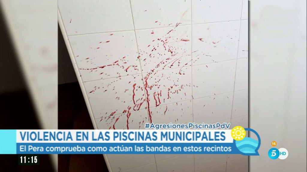 Pelea de bandas latinas con catanas y pistolas en la piscina de Orcasitas