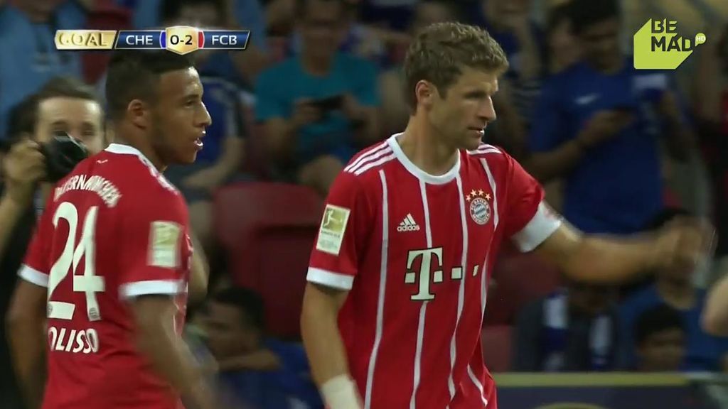Ribéry deja sentada a la defensa del Chelsea y regala a Müller el segundo del Bayern