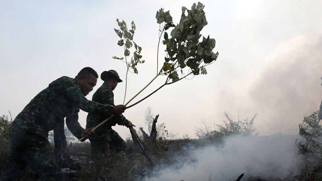 Incendio en el oeste de Aech