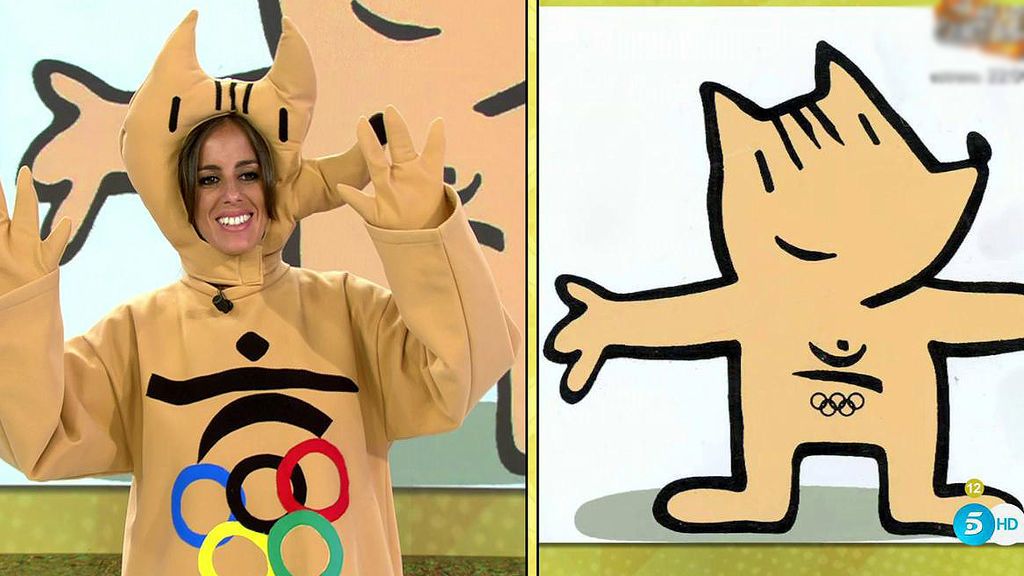 Anabel Pantoja se convierte en Cobi por el 25 aniversario de las Olimpiadas de Barcelona