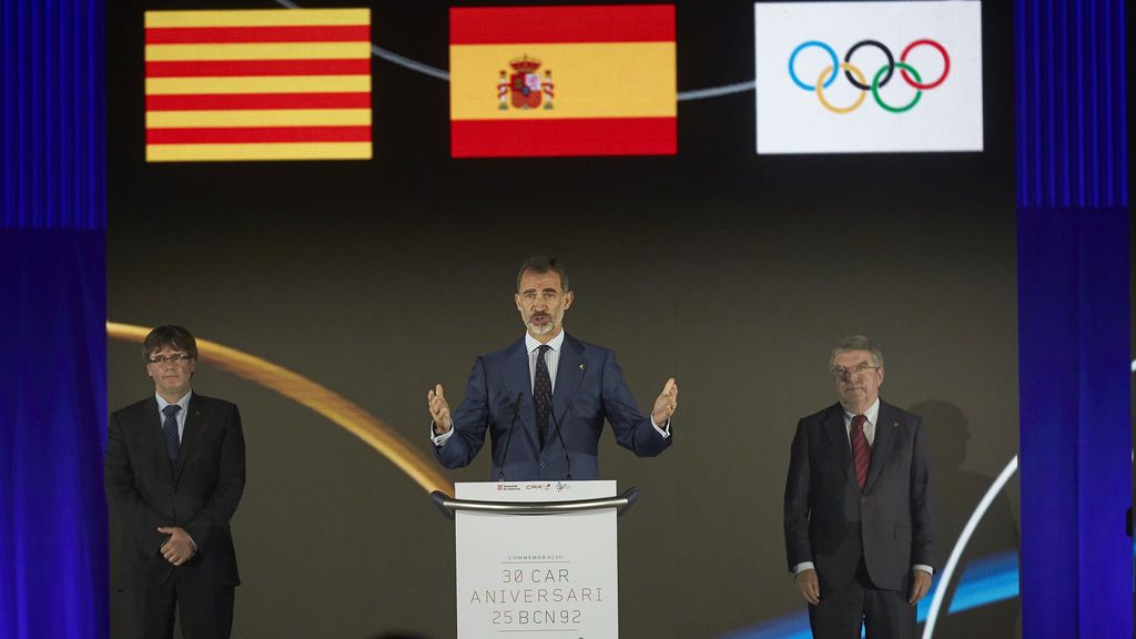 El Rey preside el 25 aniversario de los JJOO de Barcelona