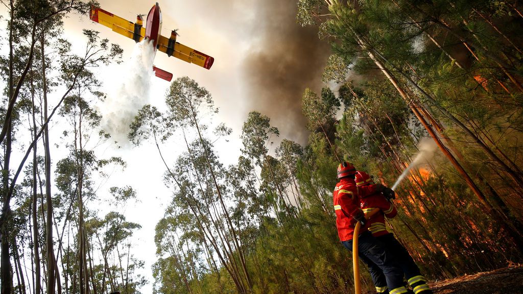 Incendio forestal junto a la aldea de Macao Incendio forestal junto a la aldea de Macao