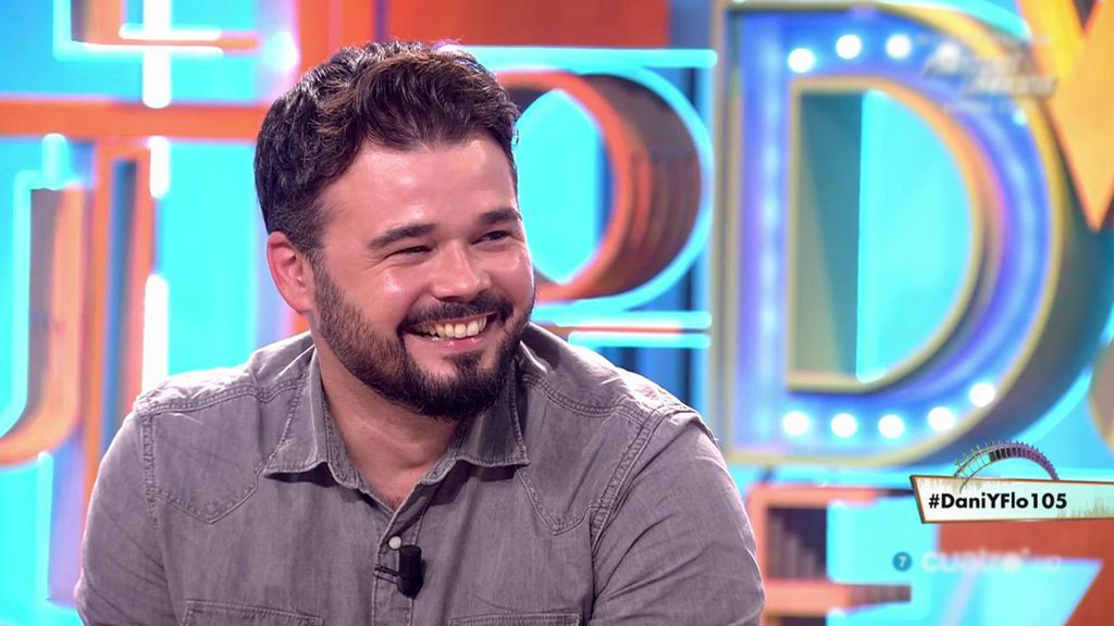 Gabriel Rufián: "Soy fan de 'OT1', quien no lo haya visto no merece ser de izquierdas"