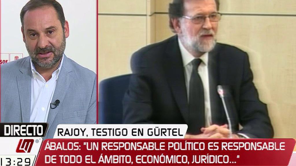 Ábalos, de la declaración de Rajoy: "Parecía mas un acusado que un testigo"