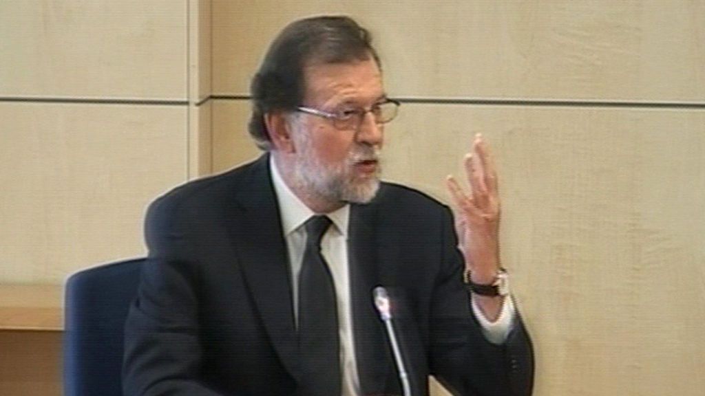 Rajoy: "Estoy contento de haber colaborado con la Justicia"