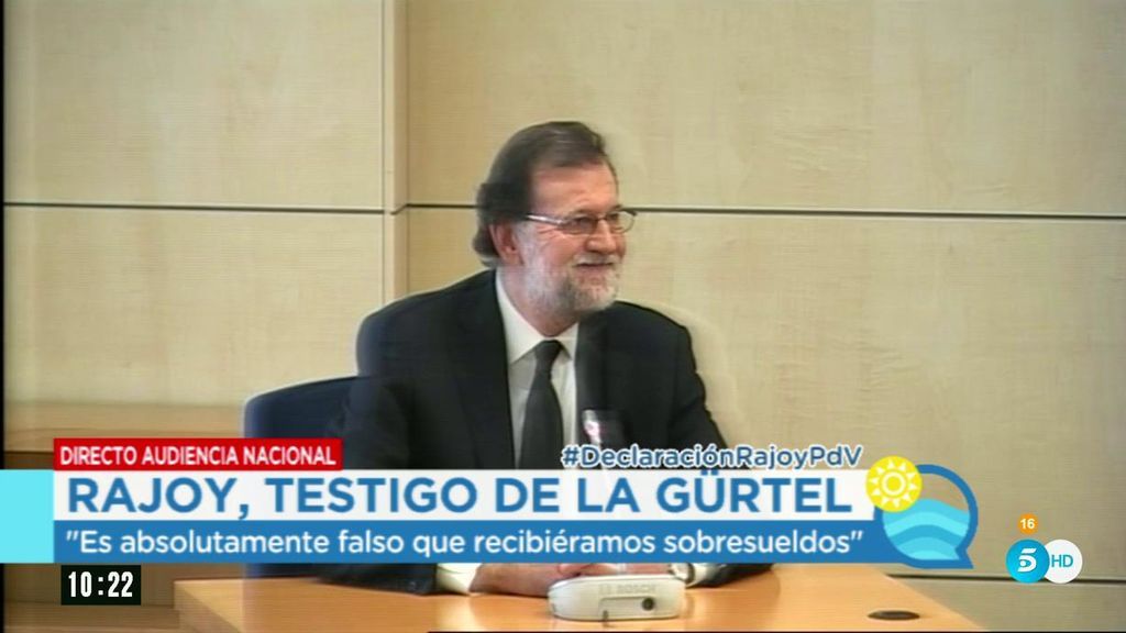 El comentario irónico de Rajoy al letrado: "No parece un razonamiento brillante"