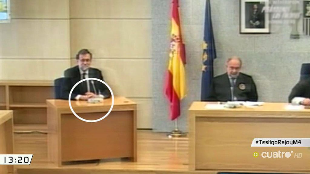 Lo que el ojo no vio: los gestos de Rajoy durante su declaración