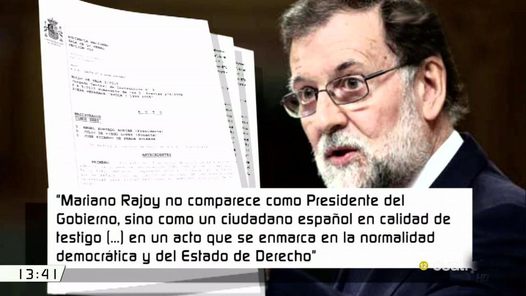 ¿Ciudadano Mariano o presidente Rajoy? Los privilegios durante la declaración