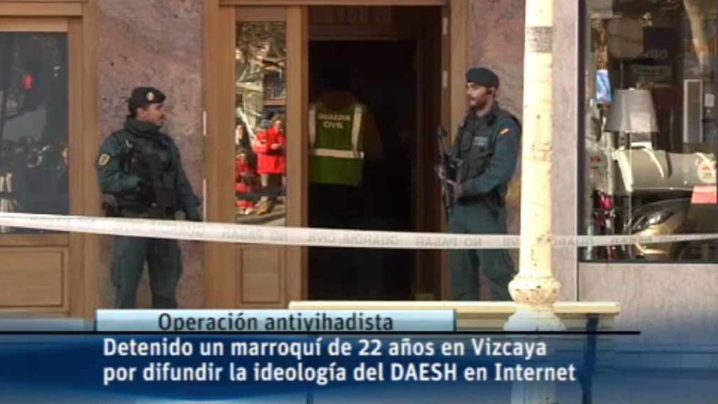 Un detenido en Vizcaya por difundir en Internet la ideología del Dáesh