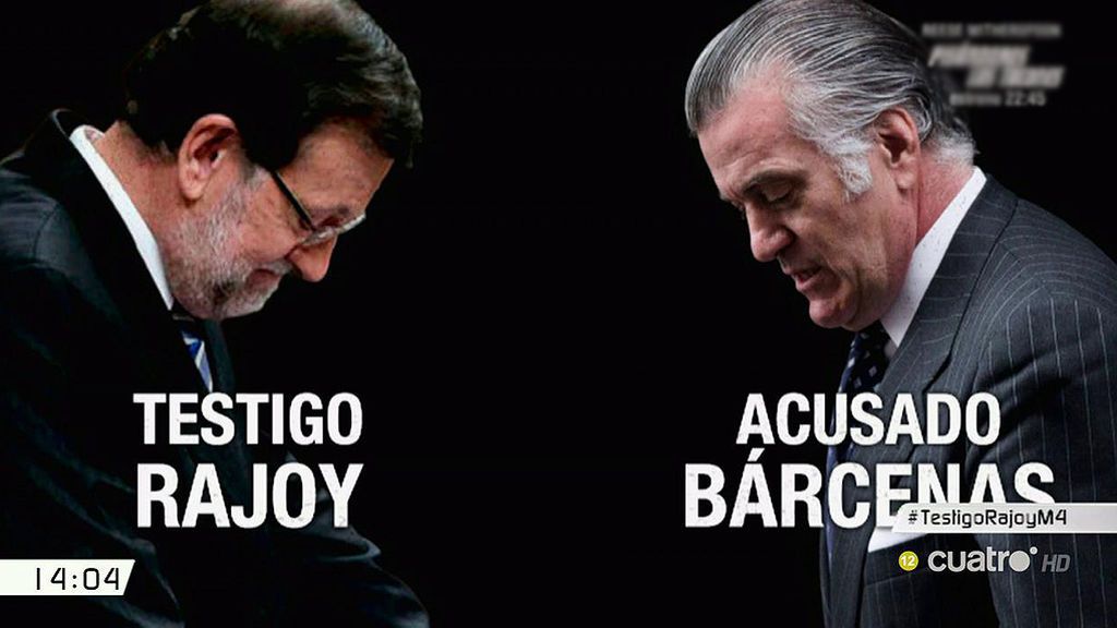 Testigo Rajoy y acusado Bárcenas: dos versiones enfrentadas